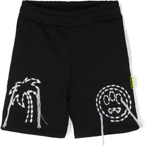 Schwarze Sweatshorts für Männer - BARROW - Modalova