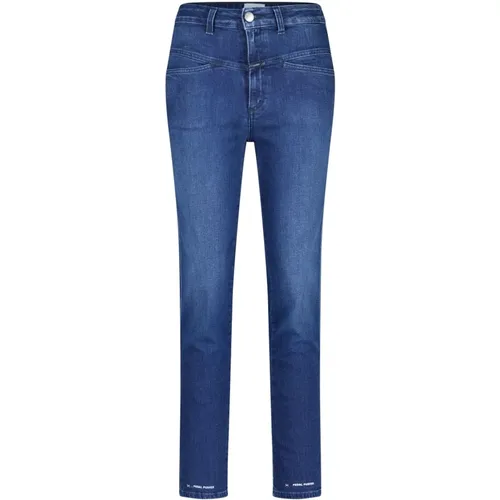 Slim-Fit High-Waist Jeans for Men , male, Sizes: W29, W25, W27, W30, W28, W31, W33, W32, W26 - closed - Modalova