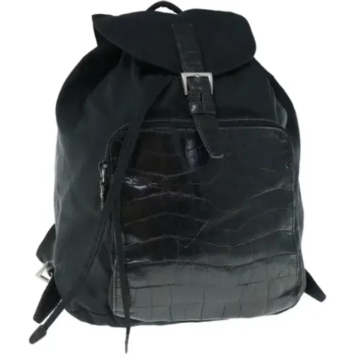 Pre-owned Nylon backpacks , female, Sizes: ONE SIZE - Prada Vintage - Modalova