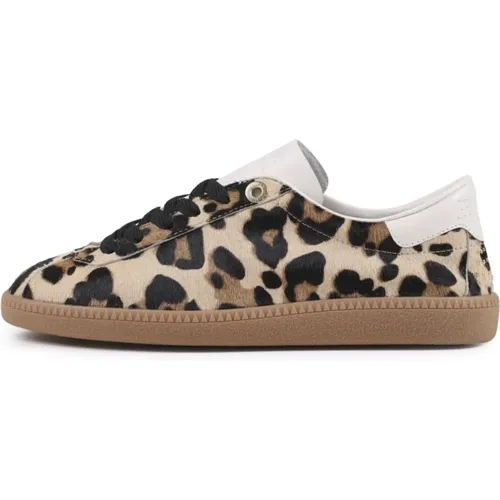 Braune Animal Print Low Top Sneakers - Bronx - Modalova