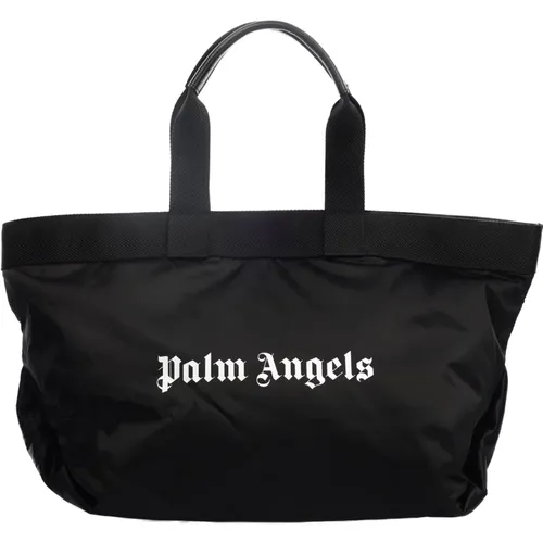 Schwarze Handtasche Regular Fit , Herren, Größe: ONE Size - Palm Angels - Modalova