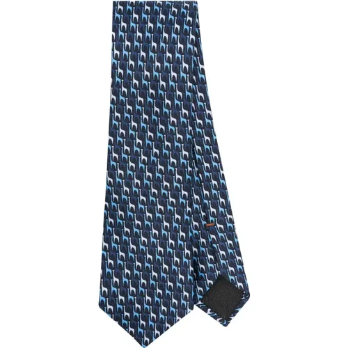 Silk Tie Made in Italy , male, Sizes: ONE SIZE - Ermenegildo Zegna - Modalova