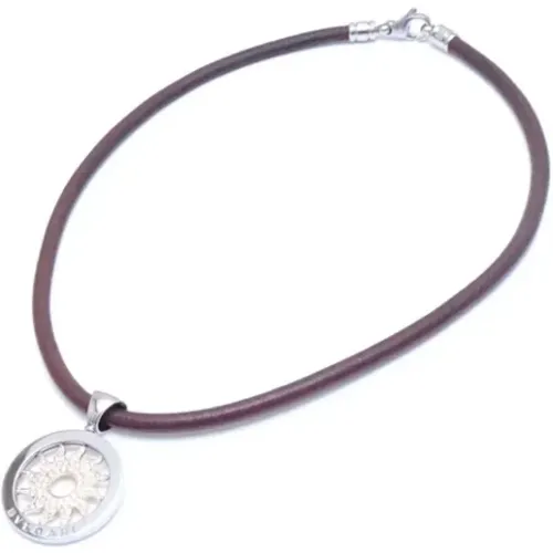 Pre-owned Stainless Steel necklaces , unisex, Sizes: ONE SIZE - Bvlgari Vintage - Modalova