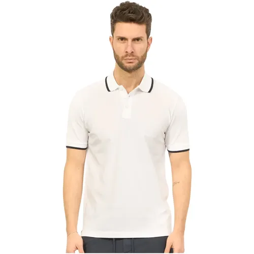 Polo Shirts,Slim Fit Polo Shirt Weiß Streifen - Hugo Boss - Modalova