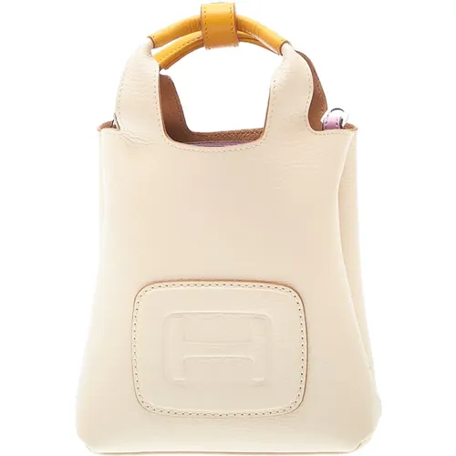 Bianco Noos Womens Shoulder Bag , female, Sizes: ONE SIZE - Hogan - Modalova
