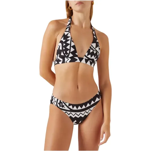 Geometric Triangle Bikini Top , female, Sizes: XL - Eres - Modalova