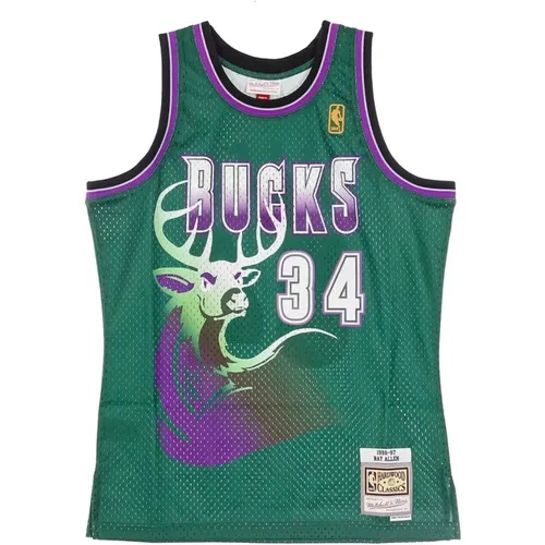 NBA Swingman Jersey Ray Allen 1996-97 , male, Sizes: S - Mitchell & Ness - Modalova