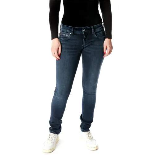 Slim Fit Midwaist Jeans , Damen, Größe: W25 L32 - Pepe Jeans - Modalova