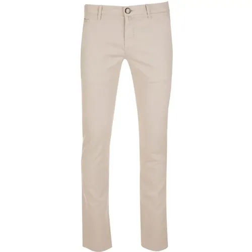 Cotton Slim Fit Trousers , male, Sizes: W38, W33 - Jacob Cohën - Modalova