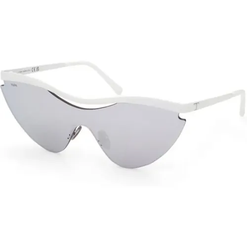 Sonnenbrille mit weißem Rahmen , unisex, Größe: ONE Size - TOD'S - Modalova