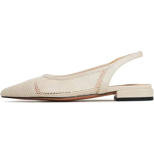 Elegant Slingback Ballet Pumps , Damen, Größe: 41 EU - Cesare Gaspari - Modalova