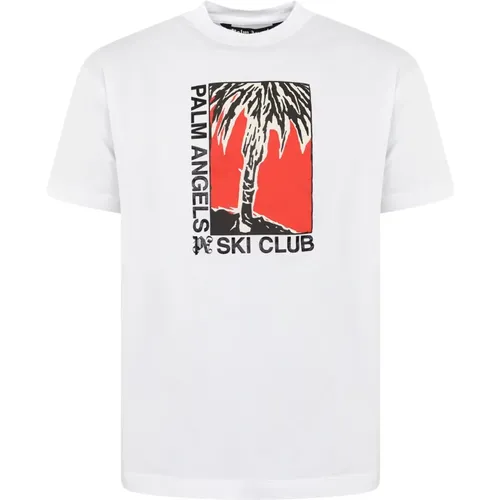 T-Shirts , male, Sizes: XL, S, 2XL, M, L - Palm Angels - Modalova