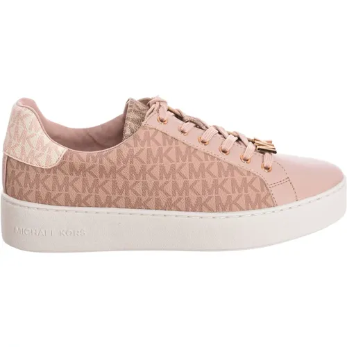 Redonda Canvas Sneakers with Brand Print , female, Sizes: 8 UK - Michael Kors - Modalova