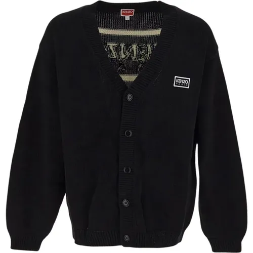 Baumwoll Cardigan , Herren, Größe: M - Kenzo - Modalova