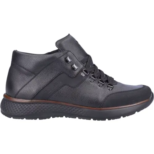 Casual schwarze geschlossene Stiefel , Herren, Größe: 41 EU - Rieker - Modalova