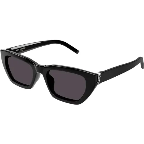 Schwarze Sonnenbrille SL M127/F - Saint Laurent - Modalova