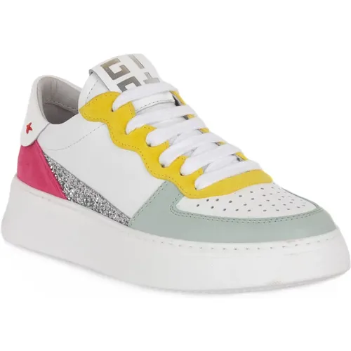 Glitter Multi Sneakers for Women , female, Sizes: 6 UK - Gio+ - Modalova