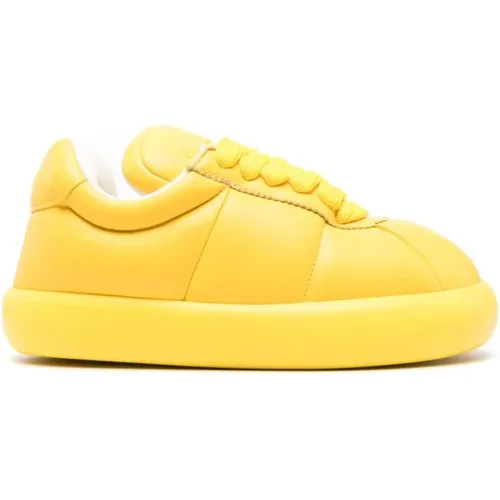 Gelbe Sneakers mit Übergroßer Zunge , Herren, Größe: 40 EU - Marni - Modalova