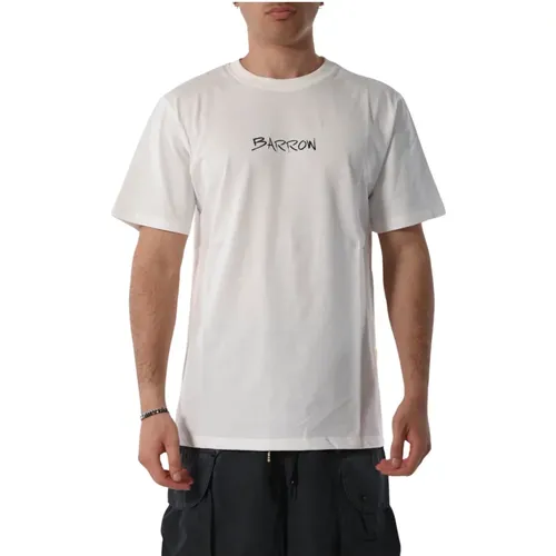 T-Shirt mit Grafikdruck , Herren, Größe: M - Barrow - Modalova