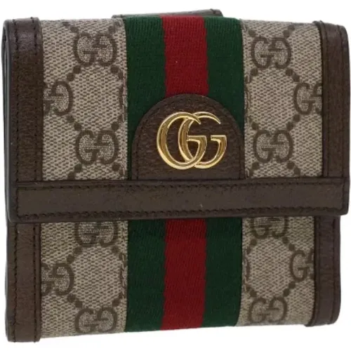 Pre-owned Canvas wallets , female, Sizes: ONE SIZE - Gucci Vintage - Modalova