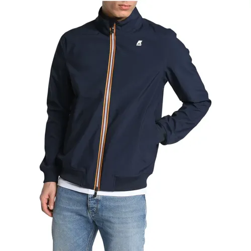 Airsne Bonded Jersey Jacket , male, Sizes: 2XL - K-way - Modalova