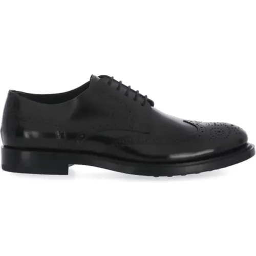 Leather Lace-up Shoes for Men , male, Sizes: 8 UK, 10 UK, 8 1/2 UK, 7 1/2 UK, 7 UK, 6 1/2 UK - TOD'S - Modalova