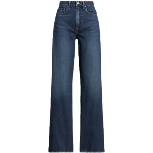 Jeans mit hoher Leibhöhe und weitem Bein - Polo Ralph Lauren - Modalova