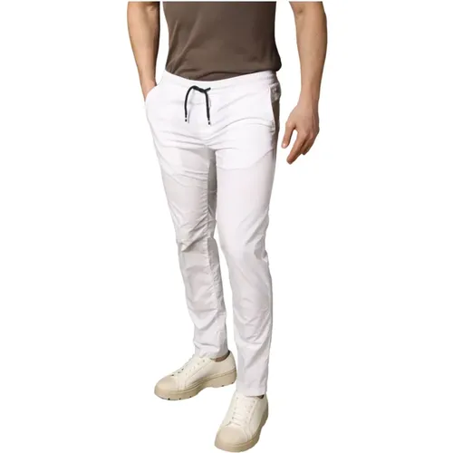 Herren Chino Jogger Hose in Weiß , Herren, Größe: 2XL - Mason's - Modalova