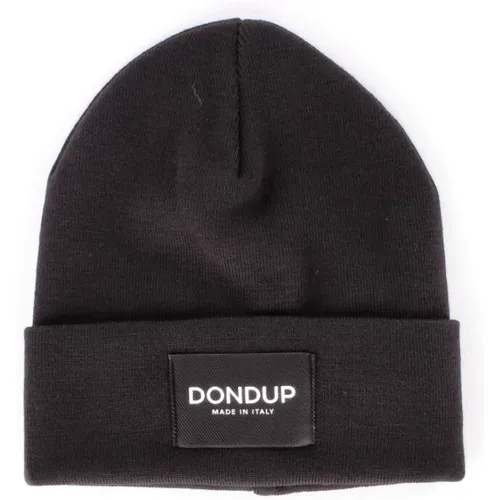 Men`s Wool Blend Beanie , male, Sizes: ONE SIZE - Dondup - Modalova