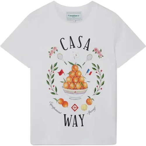 Stilvolles Damen T-Shirt , Damen, Größe: L - Casablanca - Modalova