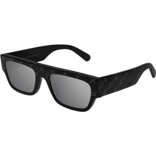 Mode Sonnenbrille Sc0210S Schwarz,Sonnenbrille, Sc0210S Cod. 002 - Stella Mccartney - Modalova