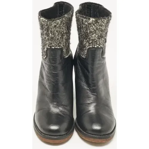 Pre-owned Leather boots , female, Sizes: 5 1/2 UK - Chanel Vintage - Modalova