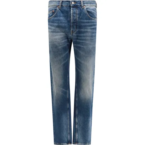 Biologic Cotton Low Waist Jeans , male, Sizes: W32, W33, W30, W31 - Saint Laurent - Modalova