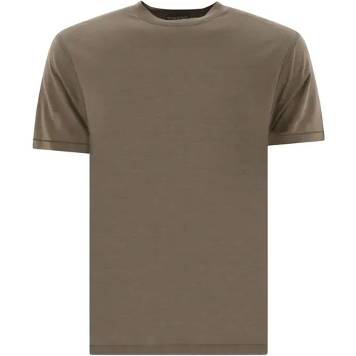 Lyocell T-Shirt , Herren, Größe: L - Tom Ford - Modalova