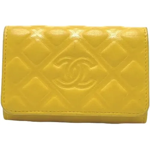 Pre-owned Leather wallets , female, Sizes: ONE SIZE - Chanel Vintage - Modalova