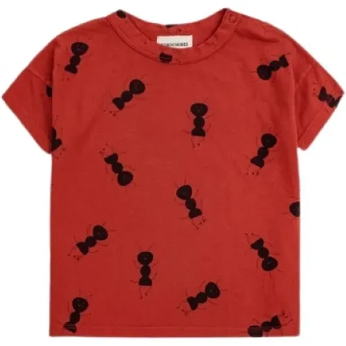 Rotes Ameisen Baby T-Shirt - Bobo Choses - Modalova