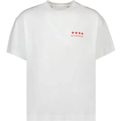 G Weißes T-Shirt , Herren, Größe: S - Givenchy - Modalova