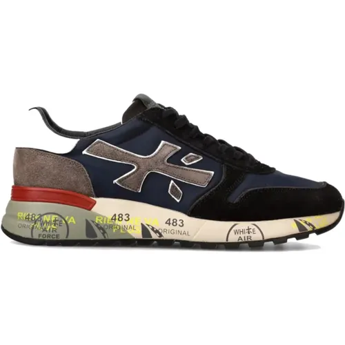 Grey Sneaker in Nylon and Suede , male, Sizes: 10 UK, 8 UK - Premiata - Modalova