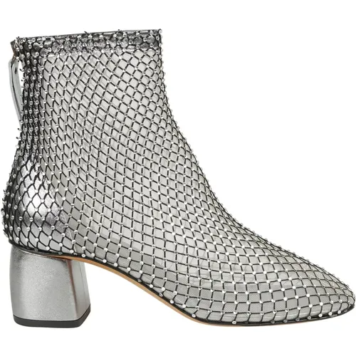 Chic Mesh Rhinestone Booties , female, Sizes: 5 UK, 7 UK, 3 UK, 6 UK - Forte Forte - Modalova