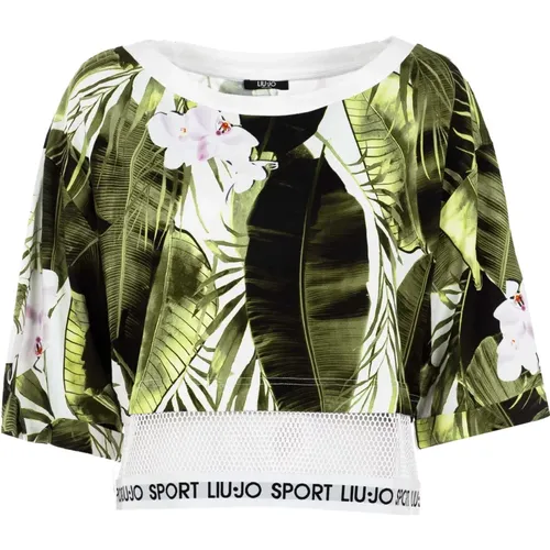 Sporty or elegant crop top , female, Sizes: 2XS, XS - Liu Jo - Modalova