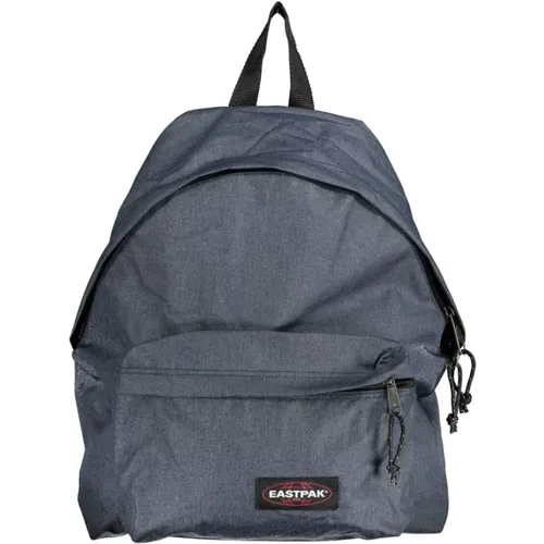 Blauer Gepolsterter Rucksack mit Applikation - Eastpak - Modalova