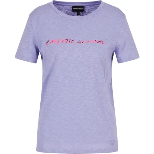 Stylish T-Shirts for Men and Women , female, Sizes: XS, M - Emporio Armani - Modalova