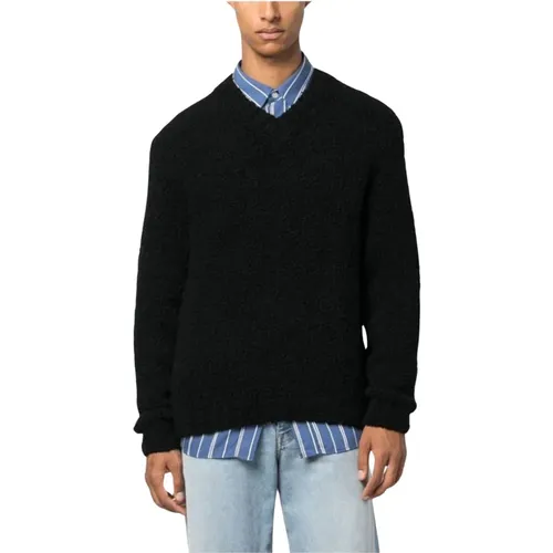 Asker Sweater , male, Sizes: XL, S - Sunflower - Modalova