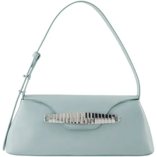 Eva Hobo Bag - Turquoise - Leather , female, Sizes: ONE SIZE - Elleme - Modalova