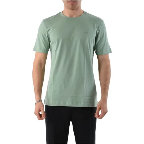 Cotton Logo T-shirt Regular Fit , male, Sizes: 2XL, XL, M, L - Hugo Boss - Modalova