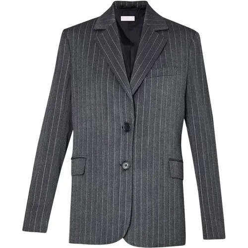 Elegant Pinstripe Long Blazer , female, Sizes: 2XS, S, L, XS, M - Liu Jo - Modalova