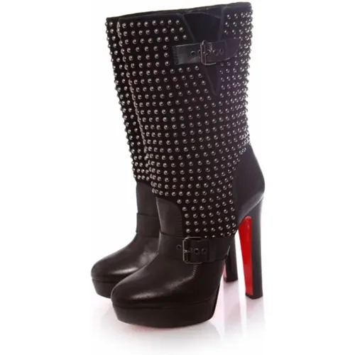Platform boots , female, Sizes: 7 1/2 UK - Christian Louboutin Pre-owned - Modalova