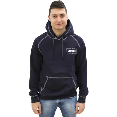 Hooded Sweatshirt , male, Sizes: S, L, XS - Guess - Modalova