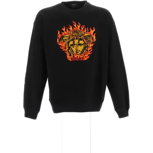 Sweatshirts , male, Sizes: L - Versace - Modalova