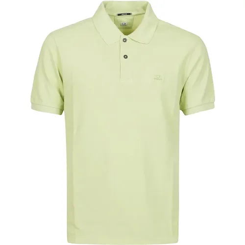 Piquet Resist Dyed Short Sleeve Polo Shirt , male, Sizes: S, XL, M - C.P. Company - Modalova